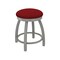 Holland Bar Stool Co 18" Swivel Vanity Stool, Nickel Finish, Graph Ruby Seat 80218AN016 - alternate 1